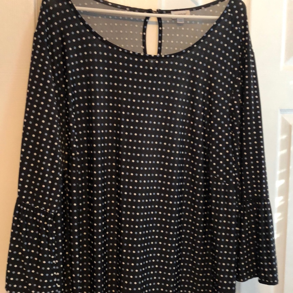 Navy floral Avenue Dress mid